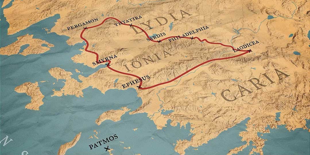 Map Of Patmos And The Seven Churches Of Revelation The 7 Churches Of Revelation: Times Of Fire | Patterns Of Evidence